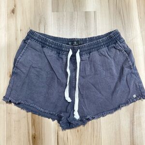 Volcom Grey Cutoff Stretch Shorts Women’s Medium